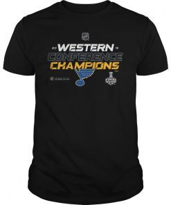 Western Conference Champions T-Shirt Gloria Blues ST. LOUIS