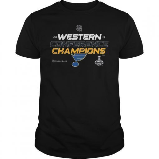 Western Conference Champions T-Shirt Gloria Blues ST. LOUIS