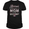 Womens Blessed To Be Called Mom And Grammy T-Shirt Mothers D