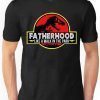 Womens Fatherhood is a Walk in the Park Funny T-Shirt