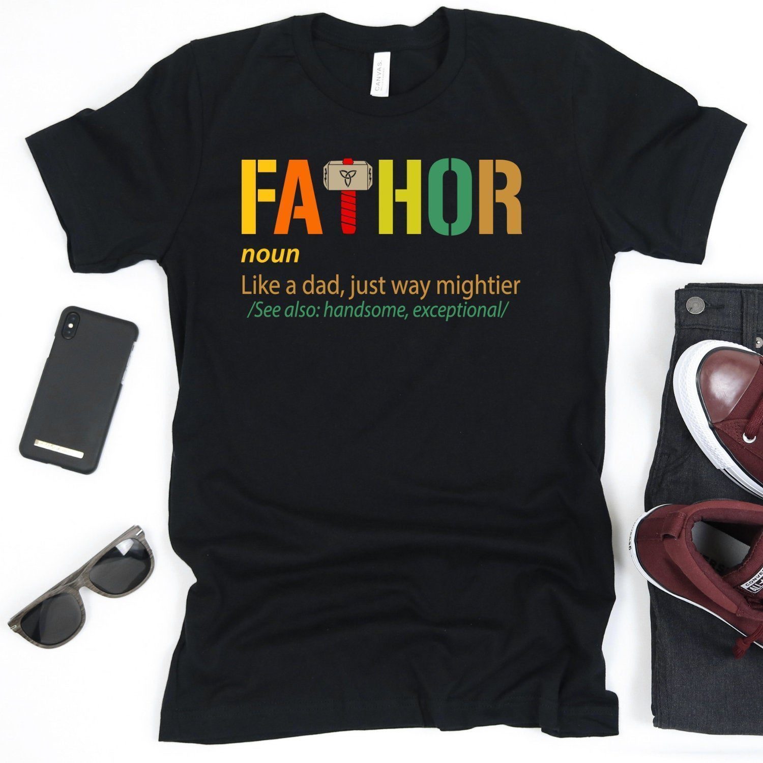 Fa Thor Shirt Fathers Day Gift Fathers Day T Shirt Fathor T Shirt ...
