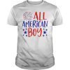 4th of July Family Matching Shirt All American Boy T-Shirt