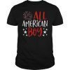 4th of July Family Matching Shirts All American Boy T-Shirt