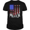 4th of July Red White Blue Air Force Flyover Merica Design Classic T-Shirt