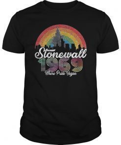 90's Style Stonewall Riots 50th NYC Gay Pride LBGTQ Rights T-Shirt