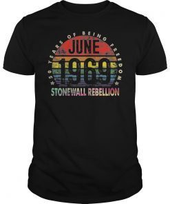 90's Style Stonewall Riots 50th NYC Gay Pride LBGTQ Rights Tee Shirt