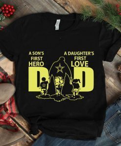 A son's first hero and A daughter's first love New York Giants team Svg, png, eps, dxf