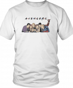 AVENGERS T-SHIRT FUNNY FRIENDS STRANGER THING