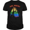 Ah-Men Rainbow Jesus Funny LGBT Gay Pride Month Joke Proud T-Shirt