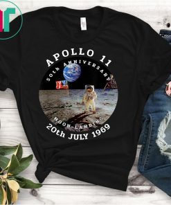 Apollo 11 50th Anniversary Moon Landing 1969 2019 TShirt