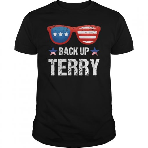 Back Up Terry American Flag USA 4th Of July Sunglasses Gifts Shirt