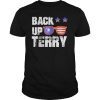 Back Up Terry American Flag USA 4th Of July Sunglasses Gifts Tee