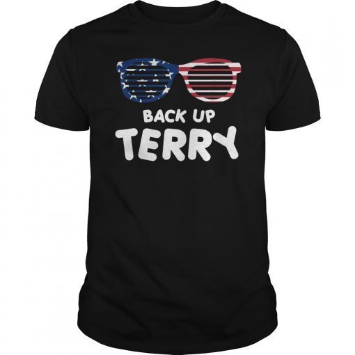 Back Up Terry Shirt American Flag USA 4th Of July Sunglasses