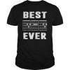 Best Dad Ever Shirt Music Guitar Musician Fathers Day Gifts
