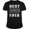 Best Dad Ever Shirt Music Guitar Musician Fathers Day Gifts