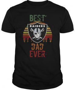 Best Raiders Dad Ever Vintage Gift Shirt for Father's Day