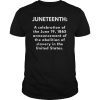 Black Juneteenth Celebration Shirt for Kids and Adults