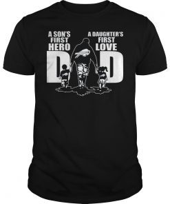 Buffalo Bills Dad A Sons first hero a daughters first love T-Shirt Design