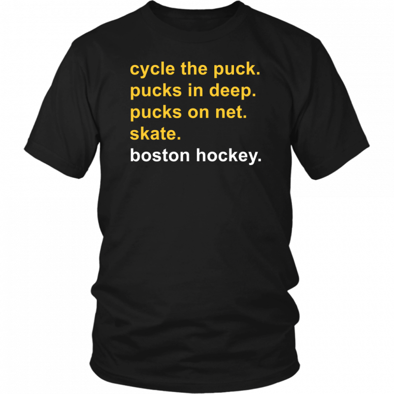 pucks in deep shirt