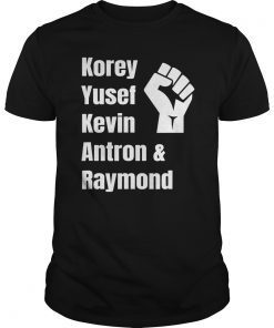 Central Park 5 T-shirt, Korey, Yusef, Kevin, Antron, Raymond T-Shirt