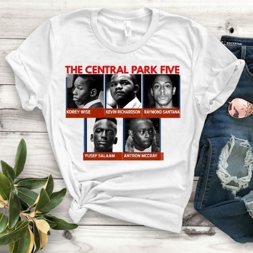Central Park Five Names Shirt For Men, Women - When They See Us Shirt, Yusef Raymond Korey Antron & Kevin Tshirt, Korey Wise, Central Park 5 Shirt