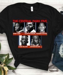 Central Park Five Names Shirt For Men, Women - When They See Us Shirt, Yusef Raymond Korey Antron & Kevin Tshirt, Korey Wise, Central Park 5 Tee