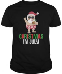 Christmas In July Santa Slim Fit T-Shirt