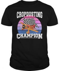 Cropdusting champion duster plane vintage shirt
