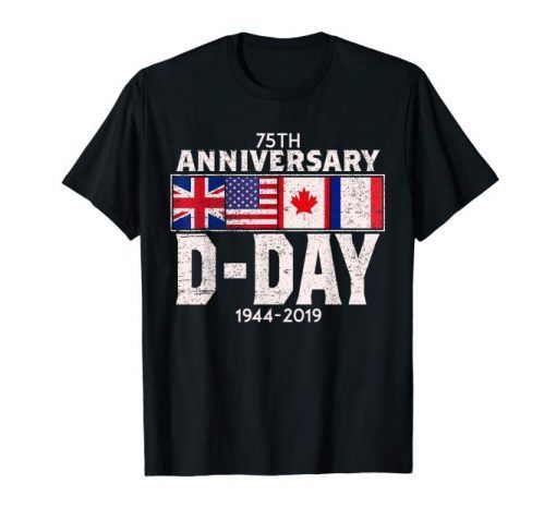 D-Day Normandy Landing 75th Anniversary Men Women Gift Shirt