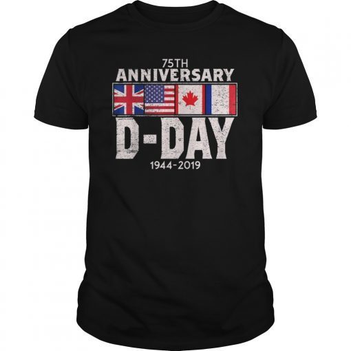 D-Day Normandy Landing 75th Anniversary Men Women Gift TShirt