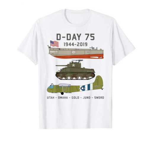 D-Day Normandy Landings WW2 Anniversary T Shirt Gift