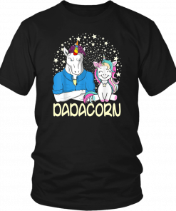 DADACORN UNICORN DAD AND BABY FATHERS DAY SHIRT