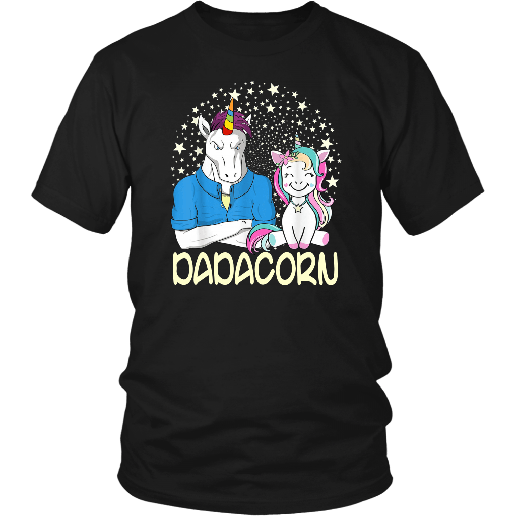 DADACORN UNICORN DAD AND BABY FATHERS DAY TEE SHIRTS