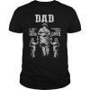 Dad Firefighter A Son's First Hero A Daughter's First Love T-Shirt