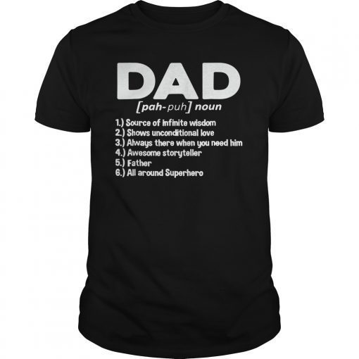 Dad Noun Definition Shirt