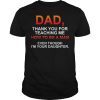 Dad Thank You For Teaching Me How To Be A Man Unisex Tee Shirt