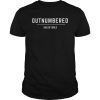 Dad of Girls Outnumbered T-shirt