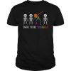 Dare To Be Yourself Cute Skeleton Dabbing LGBT Pride Gift T-Shirt