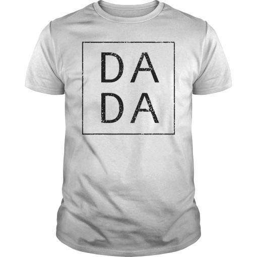 Distressed Dada Shirt Funny Retro Father's Day Tee