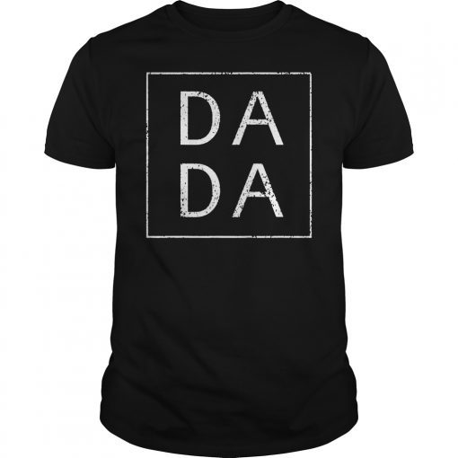 Distressed Dada T Shirt Funny Retro Father's Day Tee