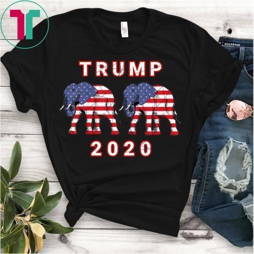 Donald Trump 2020 T-Shirt American President Flag Shirt 2020