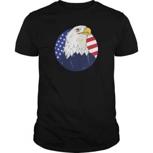 Eagle Mullet 4th of July American Flag Merica USA T-Shirt