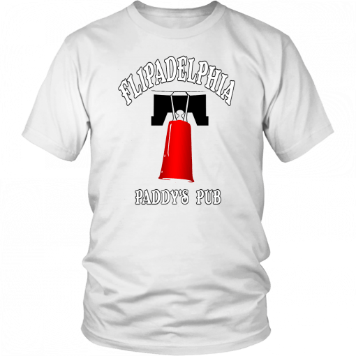 FLIPADELPHIA - PRINT VINTAGE STYLE FLIP CUP T-SHIRT