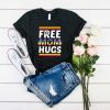 FREE Mom HUGS Glitter Heart Rainbow Custom Vinyl T-shirts
