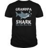 Fathers Day Gift from Wife Kids Baby Grandpa Shark Doo Doo T-Shirt