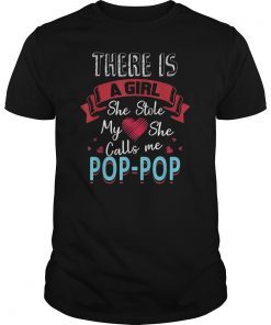 Father's Day Gifts T-Shirt for Pop-pop from Daughter New Dad