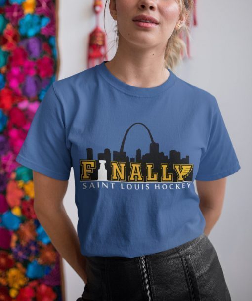 Finaly T-Shirt Stanley cup champions 2019 Saint Louis STL Hockey Shirt