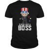Floss Like A Boss Dance Shirt Lincoln Flossing 4th July Gift Tee Shirt