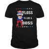 Floss Like a Boss 4th of July Shirt Kids Boys Girl Uncle Sam Tee Shirts