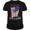 Floss Like a Boss Flossing Uncle Sam Trump T-Shirt
